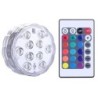 10 LED-uri Lumină submersibilă cu telecomandă Lampă de noapte subacvatică pentru vază de piscină Bol Decor pentru petrecere de n