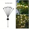 1/2/4 buc. Lumini solare pentru licurici de grădină, în aer liber, rezistente la apă, leagăn, lămpi decorative pentru cărări, cu