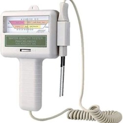 Contor de clor nou 2 în 1 Tester de clor Tester de PH Dispozitiv de testare a calității apei de clor CL2 de măsurare pentru acva