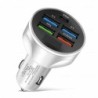 4usb PD 250W Încărcător de mașină tip C Adaptor automat pentru telefon mobil pentru încărcare rapidă pentru iPhone Samsung Huawe
