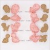 8 bucăți/set forme de prăjituri din plastic 3D drăguț de desene animate pentru biscuiți presabil matriță pentru prăjituri ștampi