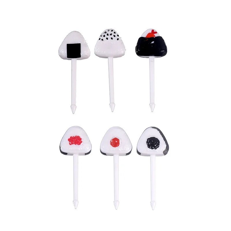 Palillos Para Fruta De Niños Copii Cap de șobolan Fundă alegeri de mâncare Desene animate drăguțe Bento Furculițe pentru cutie d