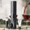 Deschidetor de vin electric Tibușon automat Deschizător de vin pentru baterie de bere Deschizător de sticle Cutter folie Deschiz