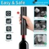 Deschidetor de vin electric Tibușon automat Deschizător de vin pentru baterie de bere Deschizător de sticle Cutter folie Deschiz