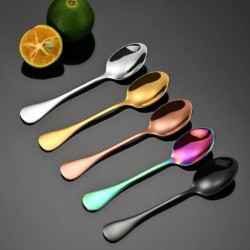 6 buc. Linguri de cafea din oțel inoxidabil pentru desert Înghețată Ceai amestecat Linguri mici Accesorii de bucătărie Set mini 