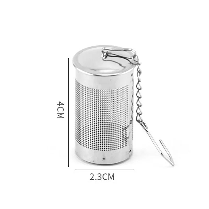 Creativ 304 din oțel inoxidabil ceai pentru infuzor cu frunze de ceai, ceainic cu condimente din plante, filtru reutilizabil, ac