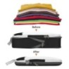 3 bucăți/set negru/albastru/gri Geantă de depozitare de călătorie compresibilă, portabilă, de mare capacitate, cuburi de ambalar