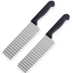 Tăiător lung de cartofi din oțel inoxidabil pentru tăiat aluat pentru legume, fructe, ondulat, cuțit, tăietor de cartofi, tocăto