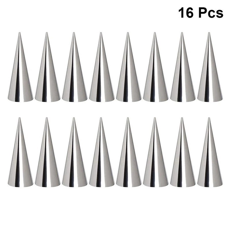 16 buc. Forme pentru rulouri conice, cu tuburi conice, forme spirale pentru croasante, matrite pentru smântână, pentru corn, pen 16 buc. Forme pentru rulouri conice, cu tuburi conice, forme spirale pentru croasante, matrite pentru smântână, pentru corn, pen