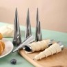 16 buc. Forme pentru rulouri conice, cu tuburi conice, forme spirale pentru croasante, matrite pentru smântână, pentru corn, pen