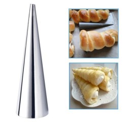 16 buc. Forme pentru rulouri conice, cu tuburi conice, forme spirale pentru croasante, matrite pentru smântână, pentru corn, pen