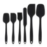 Set de 6 bucăți de spatule din silicon de calitate alimentară Spatule rezistente la căldură antiaderente Turner pentru gătit coa