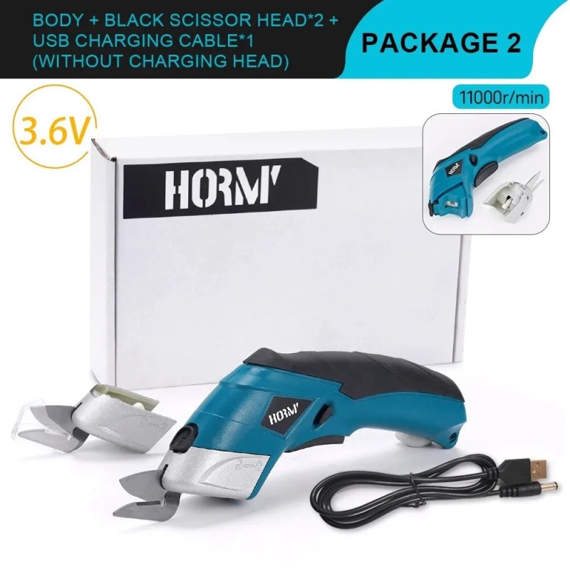 Foarfece electrice multifuncționale de 3,6 V Mașină de tăiat țesături Foarfece pentru piele cu lame din oțel tungsten Instrument Foarfece electrice multifuncționale de 3,6 V Mașină de tăiat țesături Foarfece pentru piele cu lame din oțel tungsten Instrument