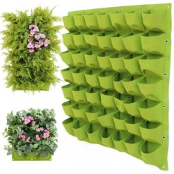 NOI Buzunare pentru agățat de perete Saci de plantare Ghiveci de flori Grădină de casă Sac de cultivare Jardinier de grădină Suc