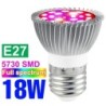 Bec de creștere cu spectru complet LED 220V E27 Phytolamp pentru plante Lampă LED E14 UV pentru interior Semințe de flori Lămpi 