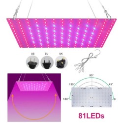 81-312LED lumini pentru plante de creștere 25W-80W Lampă de creștere cu spectru complet pentru seră pentru plante de interior Fi