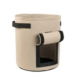 1 sac de plantare de cartofi din pâslă, cu diametru mare, sac pentru răsaduri de plante, găleată nețesată pentru cultivarea cart