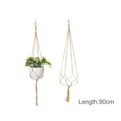 Plantă agățată Umeraș pentru plante de macrame, fabricat manual, pentru ghiveci, pentru flori, pentru decorare de perete, pentru