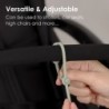 4 buc. Curele de siguranță pentru jucărie Lanț de dentiție din silicon moale Suport reglabil pentru mamelon pentru sugari Clip p