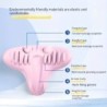 Nouă pernă de masaj cu gravitație Dispozitiv de masaj pentru vertebre cervicale Dispozitiv de tracțiune a coloanei vertebrale Pe