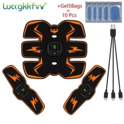Stimulator muscular fără fir EMS inteligent, antrenor de fitness, antrenament abdominal, autocolante electrice pentru pierderea 