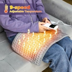 58*29CM Pătură electrică moale de încălzire pentru abdomen, abdomen, picioare din spate, mâini, încălzitor de iarnă, birou la do