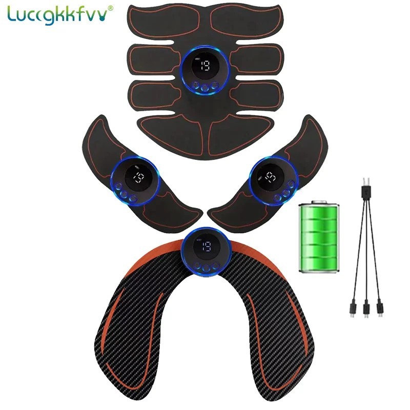 Stimulator muscular electric EMS, reîncărcabil, terapie prin masaj pentru întregul corp, ameliorarea durerii, instrument pentru 