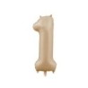 Set de baloane cu număr de culoare crem 1/3/7 buc, 32/40 inch, 1-9, bile digitală din folie de heliu, fete, copii, adulți, petre