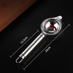 Separator de albușuri Unelte din oțel inoxidabil Ustensile pentru filtru de gălbenușuri de ouă Accesorii de bucătărie Pâlnie de 