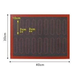 Covoraș de copt din silicon perforat de dimensiuni mari Tampoane de frământare din silicon antiaderenți Căptușeală reutilizabilă
