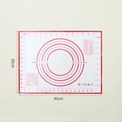 60/50/40cm Tampă de silicon Covoraș de copt Foaie Covoraș de frământat Covoraș de aluat pentru Bucătărie Rulare Aluat Pizza Alua