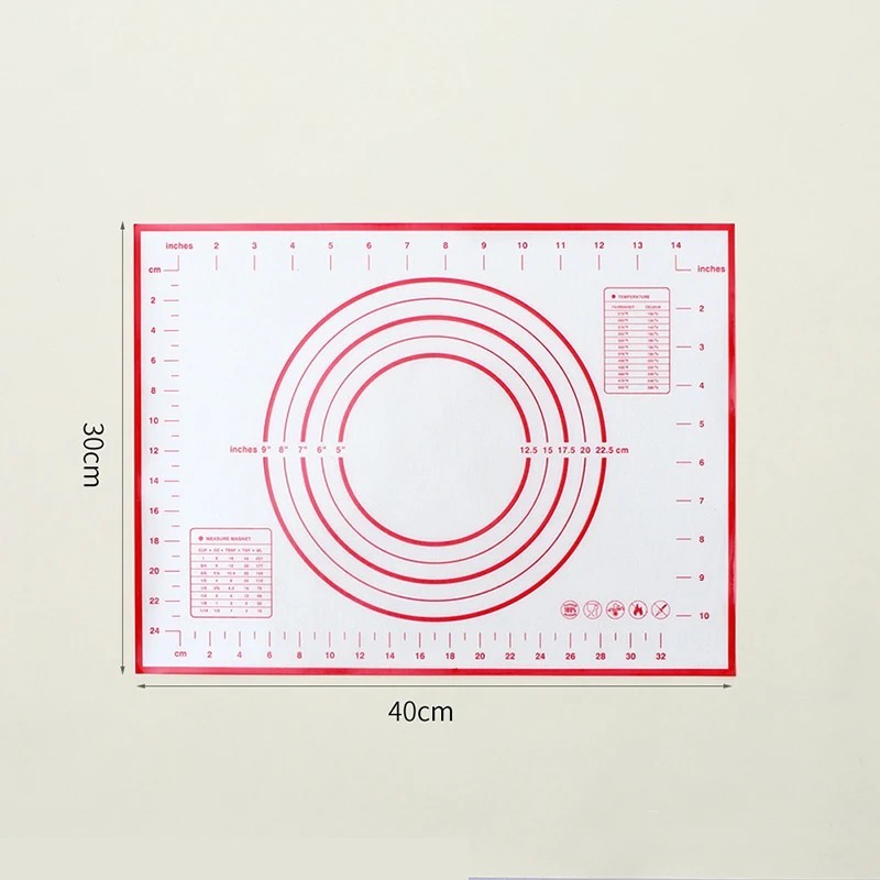 60/50/40cm Tampă de silicon Covoraș de copt Foaie Covoraș de frământat Covoraș de aluat pentru Bucătărie Rulare Aluat Pizza Alua 60/50/40cm Tampă de silicon Covoraș de copt Foaie Covoraș de frământat Covoraș de aluat pentru Bucătărie Rulare Aluat Pizza Alua