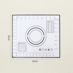 60/50/40cm Tampă de silicon Covoraș de copt Foaie Covoraș de frământat Covoraș de aluat pentru Bucătărie Rulare Aluat Pizza Alua