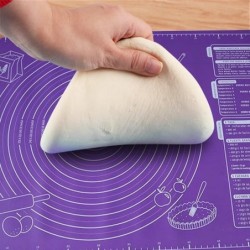 60/50/40cm Tampă de silicon Covoraș de copt Foaie Covoraș de frământat Covoraș de aluat pentru Bucătărie Rulare Aluat Pizza Alua