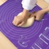 60/50/40cm Tampă de silicon Covoraș de copt Foaie Covoraș de frământat Covoraș de aluat pentru Bucătărie Rulare Aluat Pizza Alua