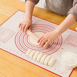 60/50/40cm Tampă de silicon Covoraș de copt Foaie Covoraș de frământat Covoraș de aluat pentru Bucătărie Rulare Aluat Pizza Alua