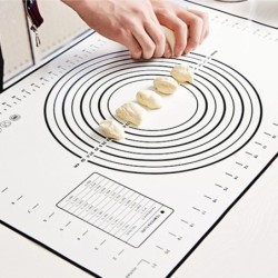 60/50/40cm Tampă de silicon Covoraș de copt Foaie Covoraș de frământat Covoraș de aluat pentru Bucătărie Rulare Aluat Pizza Alua