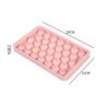 Tavă rotundă pentru cuburi de gheață 3D, cu capac, din plastic, în stil diamant, matriță pentru gheață, frigider, matrițe sferic