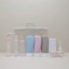Set de sticle reîncărcabile de călătorie 11 buc. 50 ml 80 ml 10 g recipient gol în stil nordic loțiune cosmetică portabilă spray