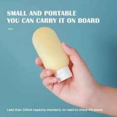 Set de sticle reîncărcabile de călătorie 11 buc. 50 ml 80 ml 10 g recipient gol în stil nordic loțiune cosmetică portabilă spray