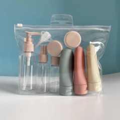 Set de sticle reîncărcabile de călătorie 11 buc. 50 ml 80 ml 10 g recipient gol în stil nordic loțiune cosmetică portabilă spray
