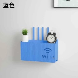 Coșuri de gunoi Cutie de router montată pe perete Consolă pentru decorațiuni media pentru birou Wifi Cutie Wifi Cutii de depozit
