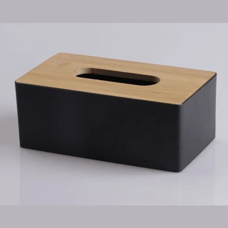 Cutie pentru șervețele Suport pentru șervețele Cutie Cutie de hârtie Container Husă din bambus Cutie de depozitare pentru hotel 