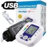 Îngrijirea sănătății Tensiometre digitale LCD de braț Monitor de tensiune arterială Contor de ritm cardiac Sfigmomanometru manșe