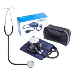 Monitor manual de tensiune arterială Tensiometru diastolic Medic cu două fețe Stetoscop Sfigmomanometru Manșetă Acasă