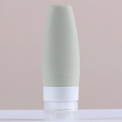 Lot de 1/3/4 buc. Set sticle de călătorie din silicon pentru depozitare cosmetică Sticla reîncărcabilă pentru loțiune, gel de du