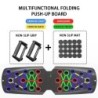 Set de plăci de push-up multifuncționale portabile cu mânere Echipament de fitness pliabil pentru antrenamentul pieptului, abdom