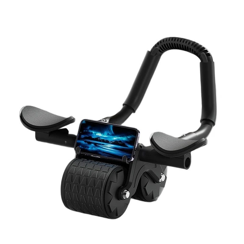 Suport pentru cot Rebound automat roată abdominală Core Muscle Ab Trainer cu afișaj contor roată pentru exerciții de fitness