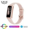 Ceas inteligent LIGE Amoled Bărbați 2024 Banda inteligentă Femei Ritm cardiac Sânge Smartwartch Brățară inteligentă rezistentă l