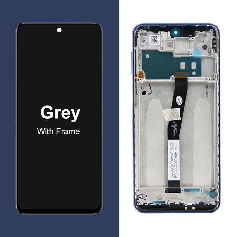 Ecran de afișare pentru Xiaomi Redmi Note 9S M2003J6A1G Afișaj LCD Ecran tactil digital cu cadru pentru înlocuirea Redmi Note 9 
